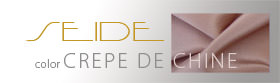 gefärbter Seidenstoff Crepe de Chine
